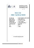 Báo cáo về thực tập nhận thức 1 - Tài liệu tham khảo | Đại học Hoa Sen