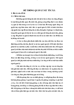 Bài tập Hệ quản trị cơ sở dữ liệu đề bài: Đặc tả Hệ thống quản lý ký túc xá | Đại học Sư phạm Kỹ thuật Thành phố Hồ Chí Minh
