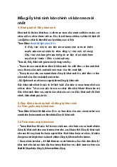 Mẫu giấy khai sinh bản chính và bản sao mới nhất