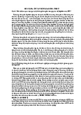 Đề cương ôn tập  môn Logistics quốc tế    | Học viện Nông nghiệp Việt Nam