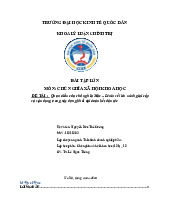 Quan điểm của chủ nghĩa Mác – Lênin về liên minh giai cấp và vận dụng trong xây dựng khối đại đoàn kết dân tộc | Bài tập lớn môn Chủ nghĩa xã hội Neu