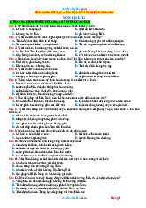 Đề Cương Ôn Tập Giữa HK 1 Địa Lí 12 Cánh Diều 2025-2026