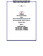 Phân tích thiết kế hệ thống quản lý thư viện - K21 CNT