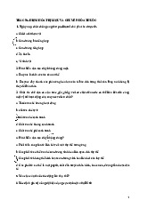 Ôn Tập Hóa Trị Liệu và Chuyển Hóa Thuốc | Hoá trị liệu | Trường Đại học Khoa học Tự nhiên, Đại học Quốc gia Hà Nội