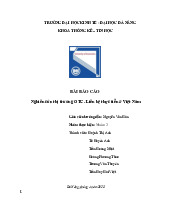 Báo cáo Nghiên cứu thị trường OTC. Liên hệ thực tiễn ở Việt Nam - Môn Thị trường và các định chế tài chính - Đại Học Kinh Tế - Đại học Đà Nẵng