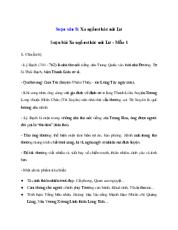 Soạn bài: Xa ngắm thác núi Lư Ngữ Văn 8 | Cánh diều