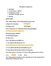 Trắc nghiệm môn Đo lường điện | Trường Đại học Bách Khoa Hà Nội