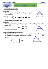 Đường Trung Bình Của Tam Giác - Bài Tập & Định Lý (Hình Học)