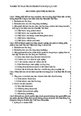 Đề cương ôn tập | Quản trị bán hàng | Học viện Tài chính