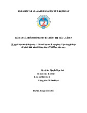 Phân Tích Lý Luận và Vận Dụng Để Phát Triển Kinh Tế Hàng Hóa Việt Nam | Môn Kinh tế chính trị Mác-Lênin - Đại học Kinh Tế Quốc Dân