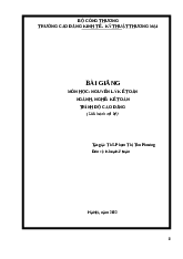 Bai giang NLKT chuyên