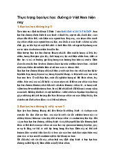 Thực trạng bạo lực học đường ở Việt Nam hiện nay