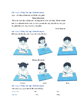Giải VBT môn Tiếng việt 2 -  Bài 2: Đồng hồ báo thức | Chân trời sáng tạo