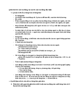 Phân tích sức lao động, tại sao sức lao động đặc biệt ? | Đại học Sư Phạm Hà Nội