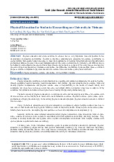 Physical Education for Students: Researching one University in Vietnam - Tạp chí Nghiên cứu khoa học