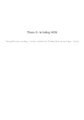 Đề cương môn Tư tưởng Hồ Chí Minh - Trường Đại học lao động -  xã hội.