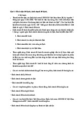 Tài liệu Môn Quản trị Kinh doanh lữ hành | Đại học Văn hóa Hà Nội