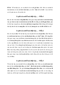 Hãy trình bày cách lí giải của em về câu hỏi Ờ mà thật vậy, sao cứ phải là lá sen mới gói được cốm? | Văn mẫu 7 Chân trời sáng tạo