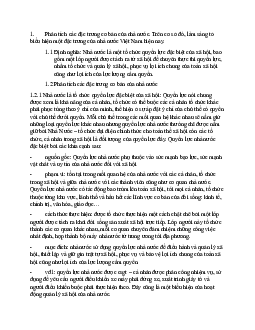 Phân tích các đặc trưng cơ bản của nhà nước học phần Lý luận chung