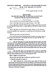 Quyết định - Quy định chức năng, nhiệm vụ, quyền hạn và cơ cấu tổ chức của Kho bạc Nhà nước trực thuộc Bộ Tài chính