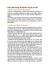 Khái quát chung về triết học Hy Lạp cổ đại