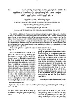 Chủ nghĩa dân tộc Hàn Quốc- Trường Đại học Ngoại ngữ- Đại học Quốc gia Hà Nội