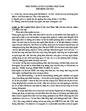 Nội dung ôn tập Môn Cơ sở văn hóa Việt Nam | Đại học Sư Phạm Hà Nội