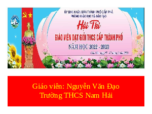 Giáo án điện tử Địa lí 6 Bài 17 Cánh diều: Các thành phần chủ yếu của thủy quyển. Tuần hoàn nước trên Trái Đất.