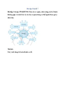Giải Khoa học tự nhiên 8 bài tập Chủ đề 7 | Cánh diều