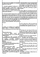 Ôn tập kinh tế nông nghiệp | Trường Đại học Kinh Tế - Luật