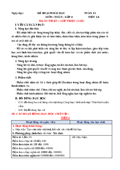 Giáo án Toán lớp 4 Tuần 11 Bài 25 | Chân trời sáng tạo