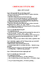 Chương III: Từ vựng học (dlnn) - Tổng hợp kiến thức | Dẫn luận ngôn ngữ | Học viện Tài chính