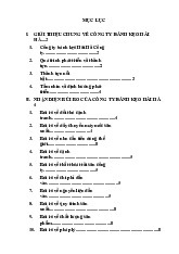 Nhận diện rủi ro của công ty bánh kẹo hải hà  môn Quản lý rủi ro  | Học viện Nông nghiệp Việt Nam