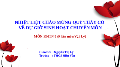 Giáo án điện tử Khoa học tự nhiên 8 Bài 16 Kết nối tri thức: Áp suất chất lỏng. Áp suất khí quyển