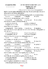 Đề Thi Thử Tốt Nghiệp 2025 Địa Lí Sở GD Hà Tĩnh Lần 1 Giải Chi Tiết