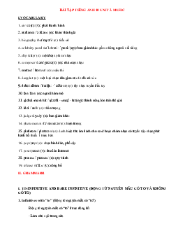 Bài tập tiếng Anh lớp 10 Unit 3 sách Kết nối tri thức với cuộc sống