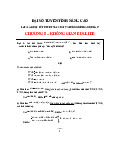 Chương 5 không gian Euclide  - Môn đại số tuyến tính | Học viện nông nghiệp