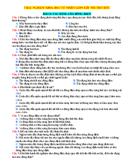 Trắc nghiệm KHTN 8 Kết nối tri thức bài 23 Tác dụng của dòng điện (có đáp án)