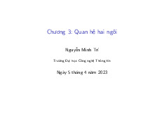 Chương 3 : Quan hệ hai ngôi | Tài liệu Cấu Trúc Rời Rạc