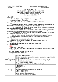 Bài 1: Phép tính lũy thừa với số mũ thực | Giáo án Toán 11 Cánh diều