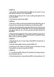 Câu hỏi chuẩn bị bài - Tư tưởng Hồ Chí Minh | Trường đại học Lao động - Xã hội