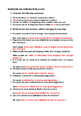 Exercises On Comparatives | Tiếng Anh 12