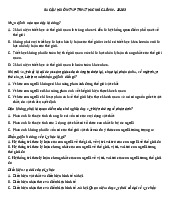 Câu hỏi trắc nghiệm ôn tập - Môn Triết học Mác Lê Nin - Đại Học Kinh Tế - Đại học Đà Nẵng