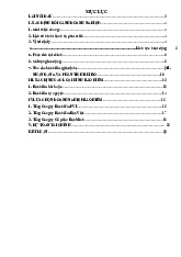 Báo cáo Đánh giá và Phân tích Rủi Ro | Môn Quản trị rủi ro - Đại học Kinh Tế Quốc Dân