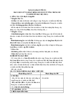 Giáo án Lịch sử và Địa lí lớp 4 Tiết 11-14 | Kết nối tri thức