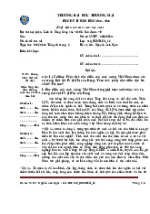 Bài thi học phần: Lịch sử Đảng Cộng sản Việt Nam - Mã số 21 | Trường Đại học Thương Mại