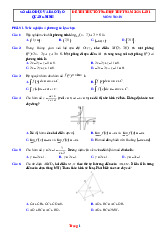 Đề Thi Thử Tốt Nghiệp 2025 Môn Toán Sở GD Quảng Ninh Lần 1 Giải Chi Tiết
