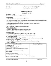 Giáo án môn Tiếng anh lớp 4 tuần 30 - Unit 17: In the city | Bộ sách Global Success | Tiểu học ( Chương trình mới)