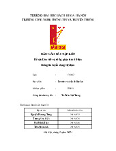 Báo cáo BTL IT4931 nhóm 31| BT môn Lưu trữ và xử lý dữ liệu lớn| Trường Đại học Bách Khoa Hà Nội