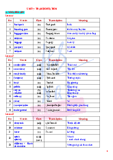 Ôn tập giữa kì 2 - I learn smart world 7